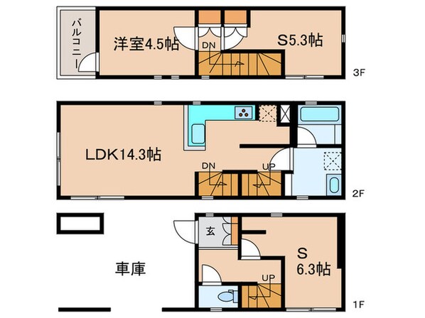 Ｋｏｌｅｔ武蔵新田＃０３の物件間取画像